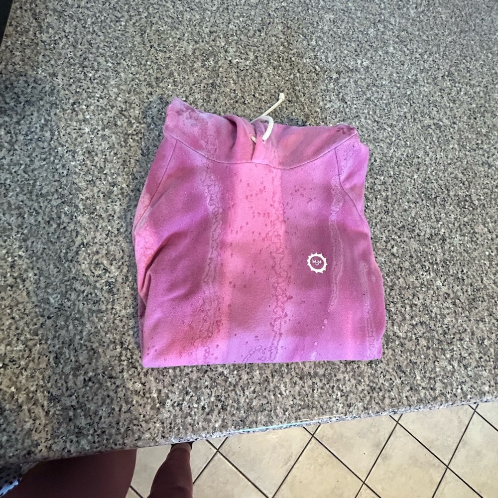 Big bud press mauve splatter paint hoodie ⚡️⚡️